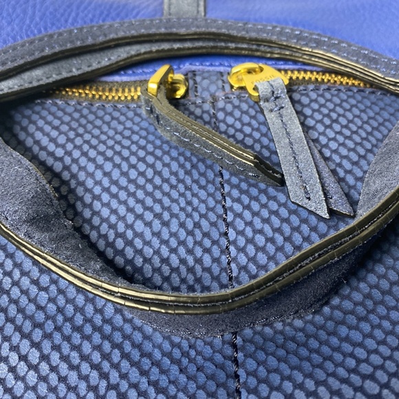 Fossil Erin Leather Foldover Tote/crossbody Bag - Picture 11 of 11